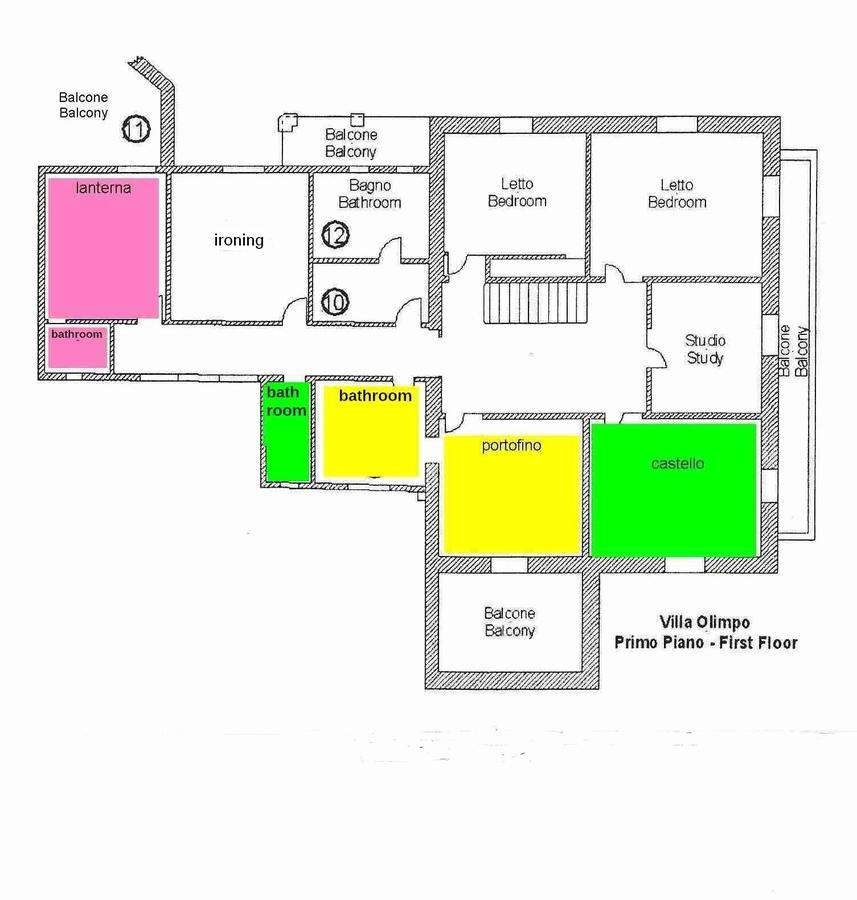 Villa Olimpo Rapallo Eksteriør billede